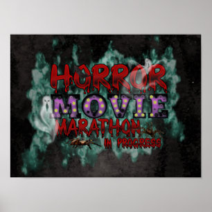Halloween-skräckfilmen Marathon pågår Poster