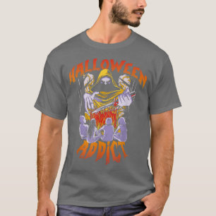 Halloween-skräckhistorier Scary Movies Addict Kill T Shirt