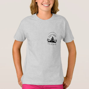 Halloween Skräckhus T-shirt – Rolig & Skräckinjaga
