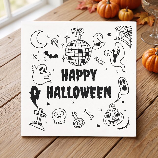 Halloween Skräckkostym Barnkalas Pappersservett (Skapare uppladdad)