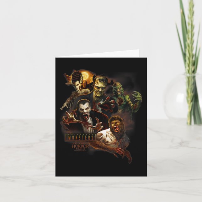 Halloween-skräcknattarna HHN Universal Monsters Kort (Framsida)
