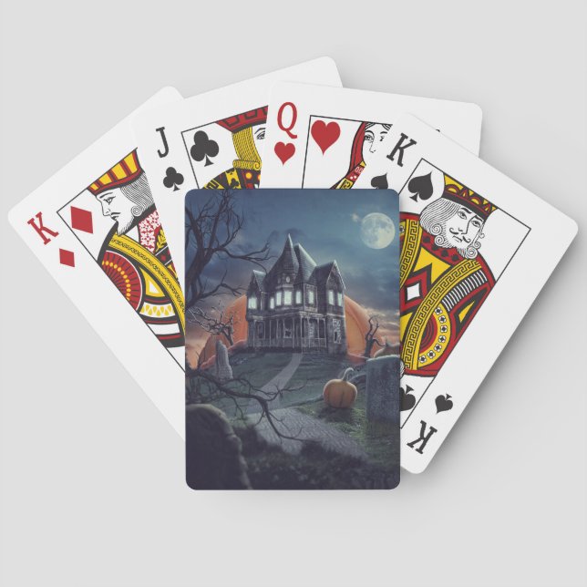 Halloween-skräcknatten Casinokort (Baksidan)