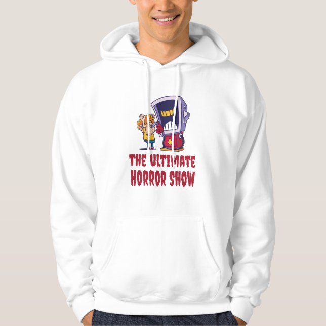 Halloween - skräckshow vid Gas Station Hoodie (Framsida)