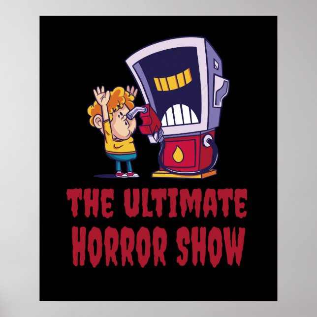 Halloween - skräckshow vid Gas Station Poster (Framsidan)