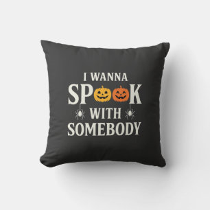 Halloween Skräm Någon Pumpa Spindel SVG Kudde