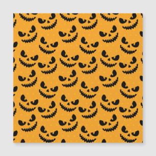 Halloween: skrämmande ansikte, vintage stil.