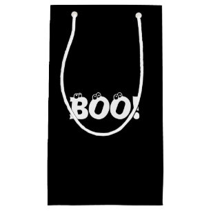Halloween Skrämmande Boo! ögonkulor svarta vita go