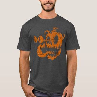 Halloween skrämmande pumpa Skräck Halloween Höst r T Shirt