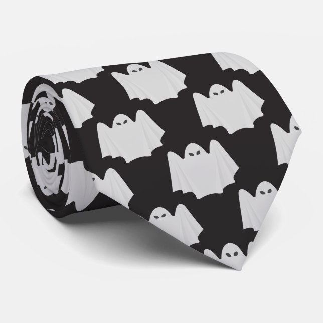 Halloween, skrämmande spöke, bus eller godis, Bu Slips (Rullad)