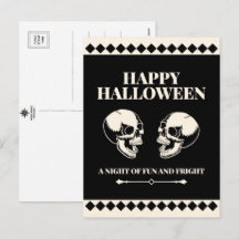 Halloween Skrattande Döskallar Kul och Rädsla