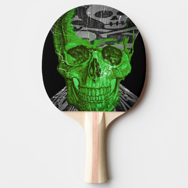 Halloween Skull #2 Pingisracket (Framsidan)