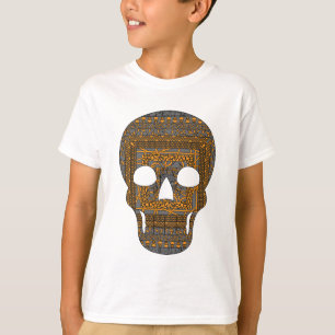 Halloween Skull Barn och Baby Light Shirt T-shirt