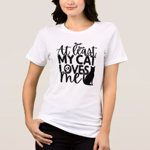 Halloween Skull Black Cat Kärlek T-Shirt Design