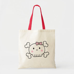 Halloween Skull Bus eller godis Bag Tygkasse