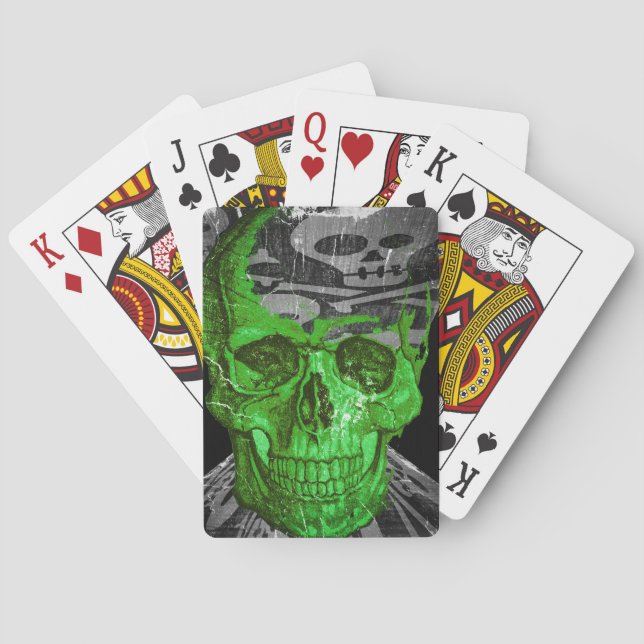 Halloween Skull Casinokort (Baksidan)