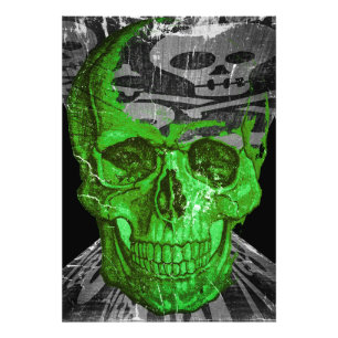 Halloween Skull Fototryck