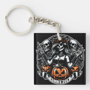 Halloween Skull Gothic Girl Helloween Witch