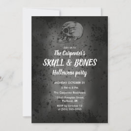 Halloween Skull Inbjudningar