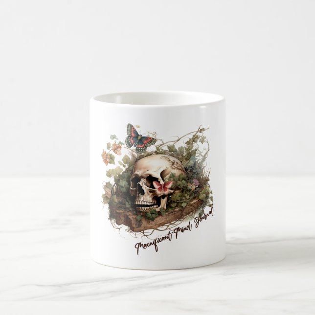 Halloween Skull Kaffemugg (Center)
