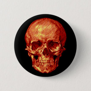 Halloween Skull Knapp
