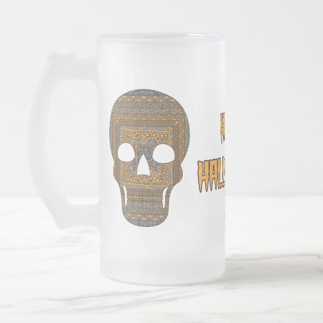 Halloween Skull Mugg (Vänster)