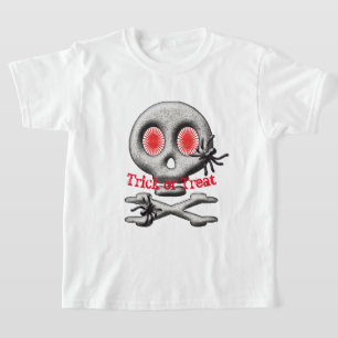 Halloween Skull och Spiders T Shirt