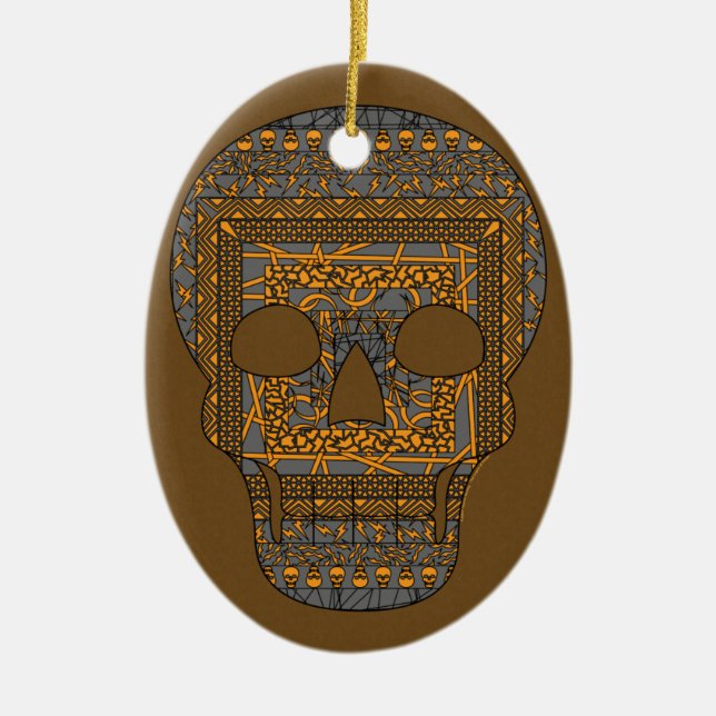 Halloween Skull Ornament (Framsidan)