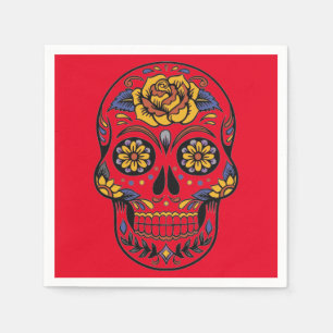 Halloween Skull-Pappersservett Pappersservett