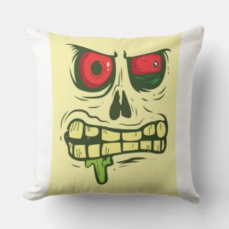 Halloween Skull Pillow Kudde