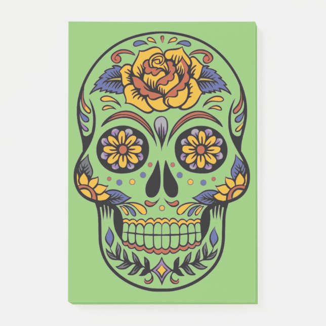 Halloween Skull Post-it Block (Framsida)
