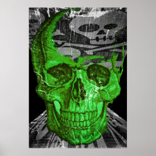 Halloween Skull Poster