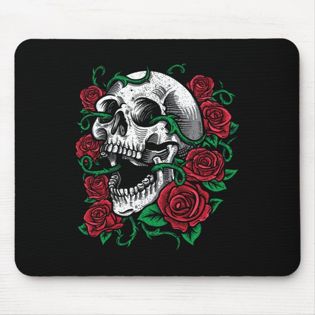 Halloween Skull Ro Skeleton Gift Idea Musmatta (Framsidan)