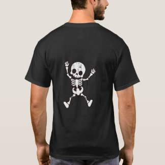 Halloween Skull & Skeleton T-Shirt - Spooky Front
