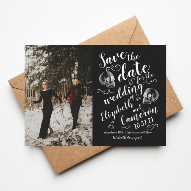 Halloween Skull sparar datumet Spara Datumet (Skapare uppladdad)