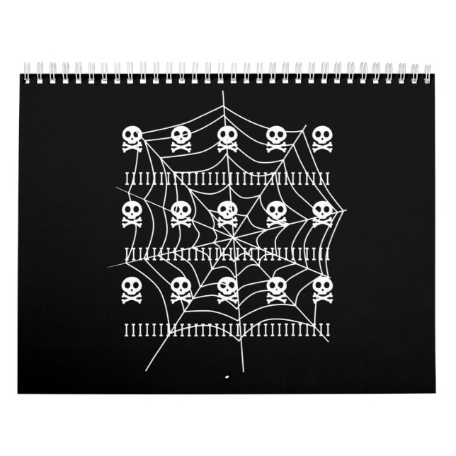 Halloween Skull-Spindelnätet Costume Bus eller god Kalender (Omslag)