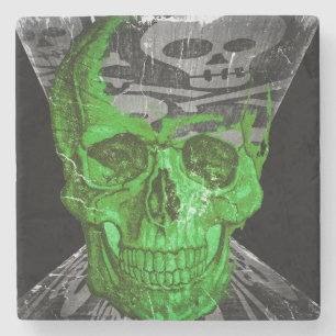 Halloween Skull Stenunderlägg