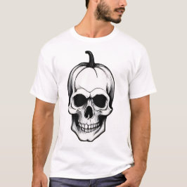 Halloween Skull T Shirt