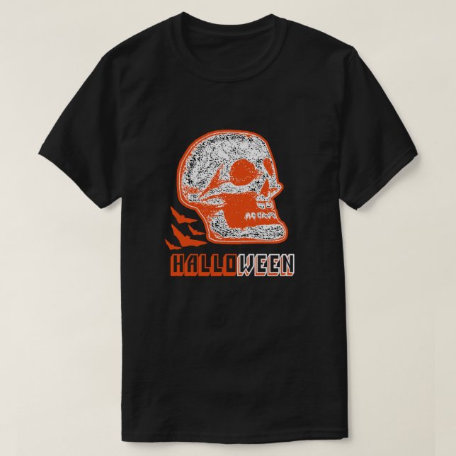 HALLOWEEN SKULL T SHIRT (Design framsida)