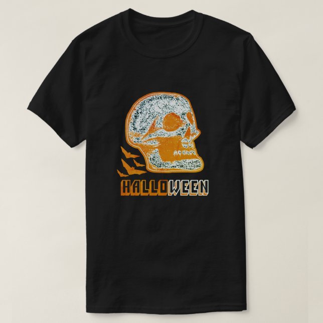 HALLOWEEN SKULL T-Shirt (Design framsida)