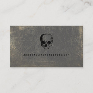 Halloween Skull-Telefonkort Visitkort