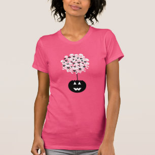 Halloween Skull Topiary T Shirt