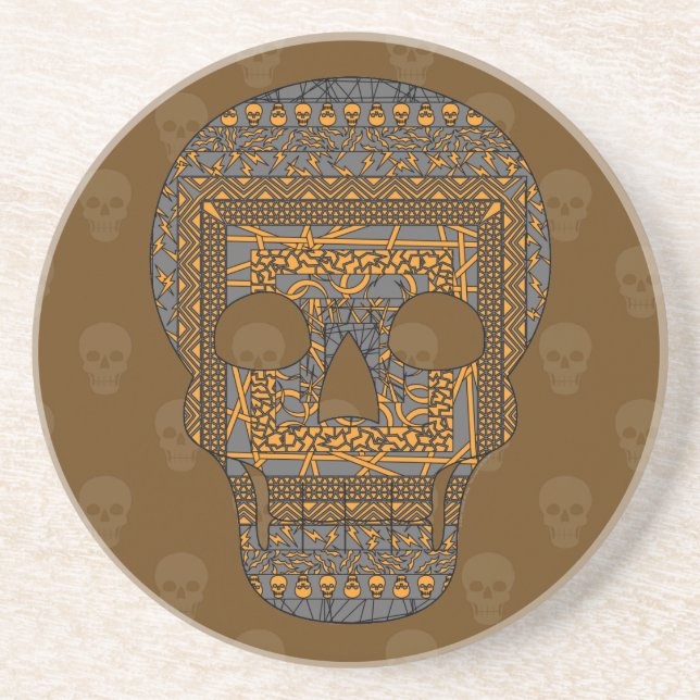 Halloween Skull Underlägg (Framsidan)