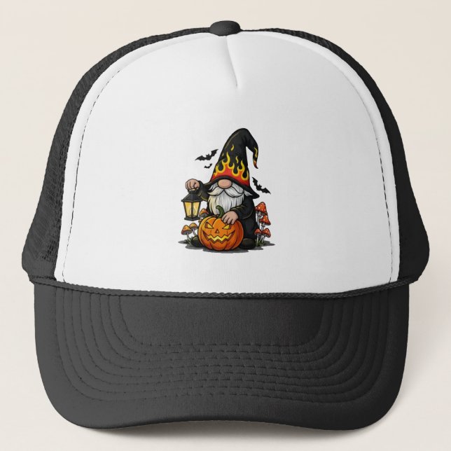 Halloween Skum Trucker Hatt Keps (Framsida)