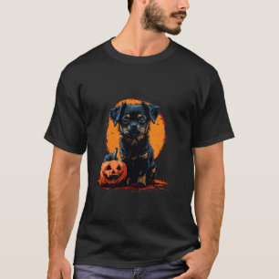 Halloween Skumma Valp Älskare Bus eller Busar Pu T Shirt