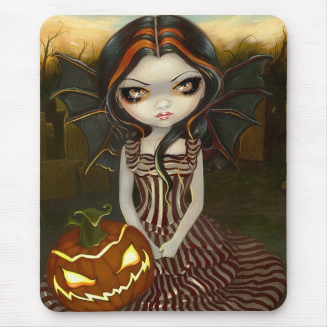 "Halloween skymning" Mousepad Musmatta (Framsidan)