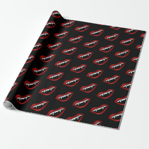 Halloween Slay med mig Vampire Fangs Spooky Presentpapper