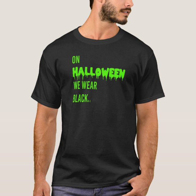 Halloween Slime T Shirt (Framsida)