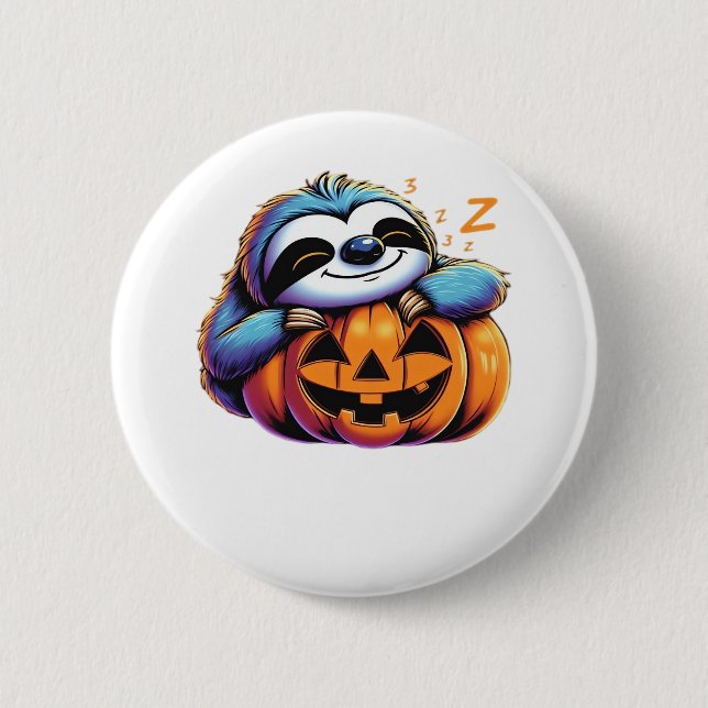 Halloween Sloth Älskare Costume Essential T-Shirt Knapp (Framsida)