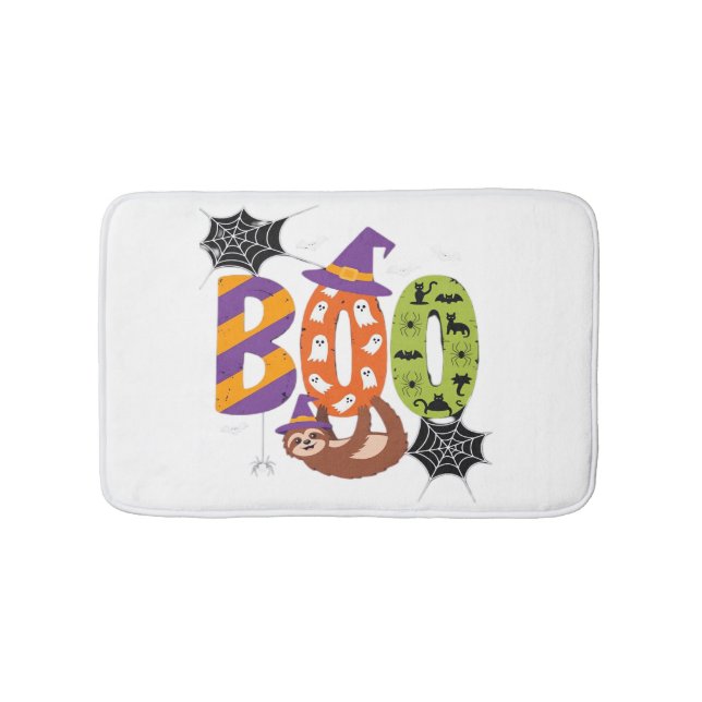 Halloween Sloth Boo Lazy Essential T-Shirt Badrumsmatta (Framsidan)