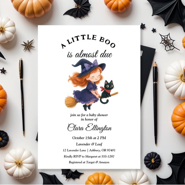 Halloween Sloth First Halloween Babydusch Inbjudningar (Skapare uppladdad)